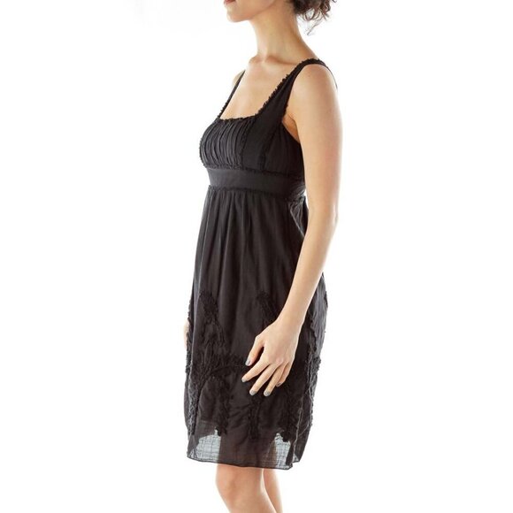 Max Studio Black Scrunched Dress - Picture 3 of 3